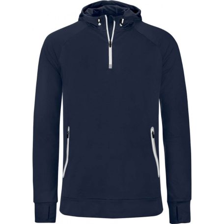 PA360 ZIP NECK HOODED SPORTS SWEATSHIRT