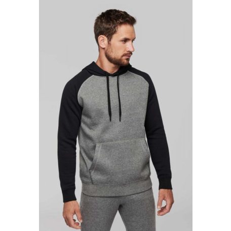 Proact PA369 ADULT TWO-TONE HOODED SWEATSHIRT L