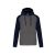 Proact PA380 UNISEX TWO-TONE ZIPPED HOODED FLEECE JACKET 3XL