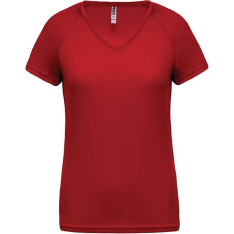 PA477 LADIES’ V-NECK SHORT SLEEVE SPORTS T-SHIRT