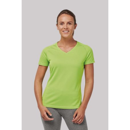 PA477 LADIES’ V-NECK SHORT SLEEVE SPORTS T-SHIRT