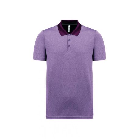 PA496 ADULT SHORT-SLEEVED MARL POLO SHIRT