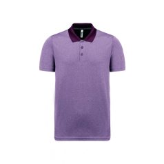 PA496 ADULT SHORT-SLEEVED MARL POLO SHIRT