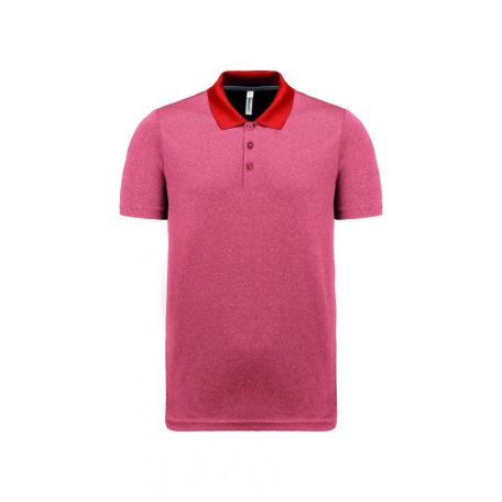 PA496 ADULT SHORT-SLEEVED MARL POLO SHIRT