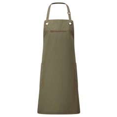   Premier PR121 ‘BARLEY’ CONTRAST STITCH SUSTAINABLE BIB APRON U