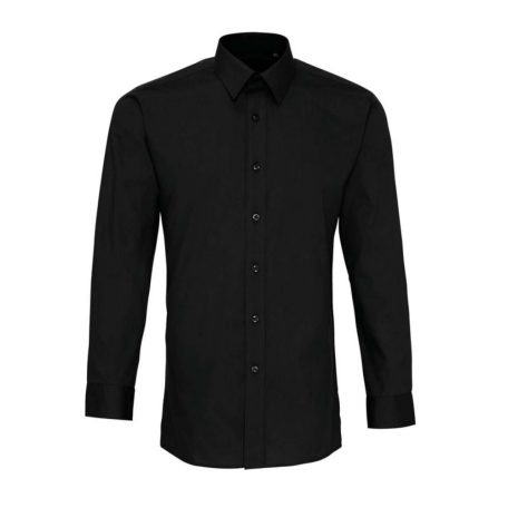 PR204 MEN’S LONG SLEEVE FITTED POPLIN SHIRT