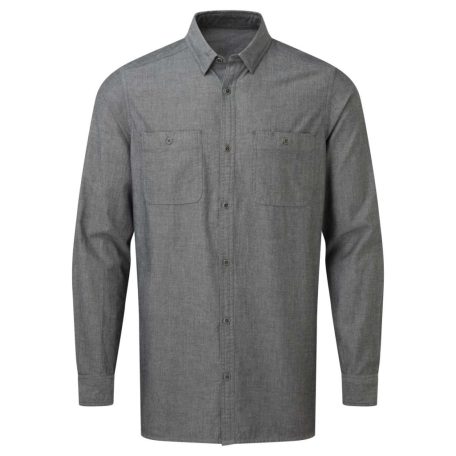 Premier PR247 MEN'S ORGANIC CHAMBRAY FAIRTRADE SHIRT 2XL