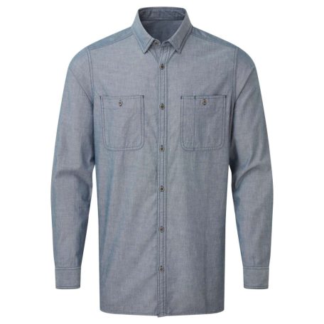 Premier PR247 MEN'S ORGANIC CHAMBRAY FAIRTRADE SHIRT 3XL