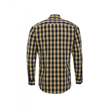 PR250 'MULLIGAN' CHECK - MEN'S LONG SLEEVE COTTON SHIRT