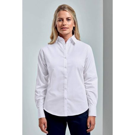 PR300 WOMEN'S LONG SLEEVE POPLIN BLOUSE