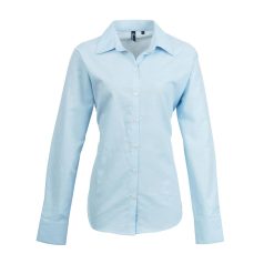 PR334 WOMEN'S LONG SLEEVE SIGNATURE OXFORD BLOUSE