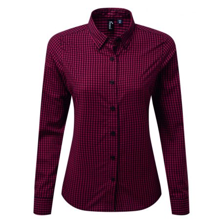 PR352 'MAXTON' CHECK WOMEN'S LONG SLEEVE SHIRT