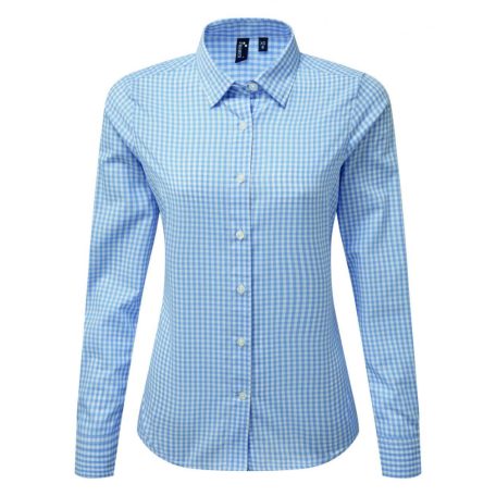 PR352 'MAXTON' CHECK WOMEN'S LONG SLEEVE SHIRT