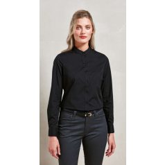   Premier PR358 WOMEN’S BANDED COLLAR 'GRANDAD' SHIRT L