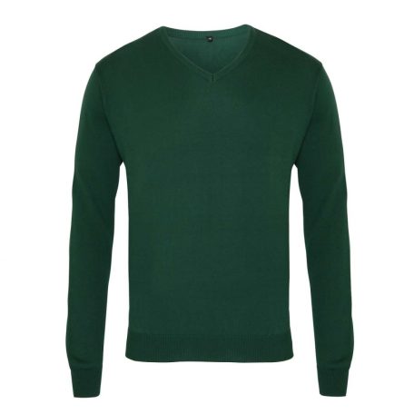 PR694 MEN'S KNITTED V-NECK SWEATER