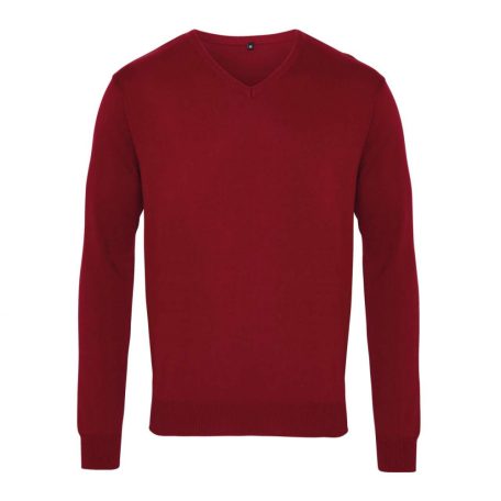 PR694 MEN'S KNITTED V-NECK SWEATER