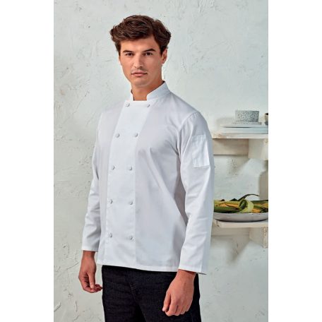 PR903 CHEF'S LONG SLEEVE COOLCHECKER® JACKET WITH MESH BACK PANEL