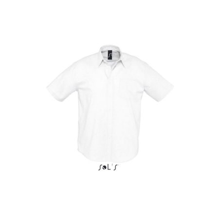 SO16010 SOL'S BRISBANE - SHORT SLEEVE OXFORD MEN'S SHIRT