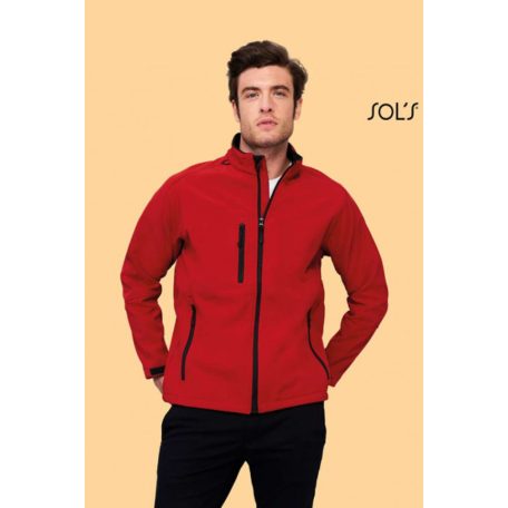 SO46600 SOL'S RELAX - MEN'S SOFTSHELL ZIPPED JACKET