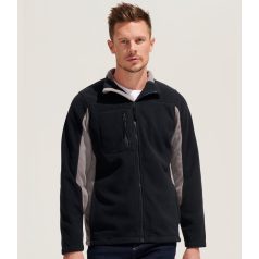   SO55500 SOL'S NORDIC - MEN’S TWO-COLOUR ZIPPED FLEECE JACKET