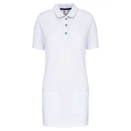 Designed To Work WK209 LADIES’ SHORT-SLEEVED LONGLINE POLO SHIRT 2XL