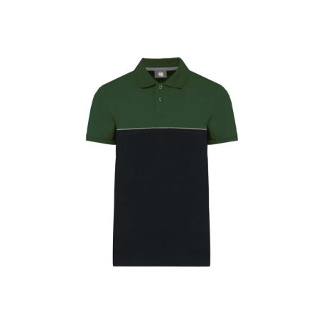 Designed To Work WK210 UNISEX ECO-FRIENDLY TWO-TONE SHORT SLEEVE POLO SHIRT 2XL