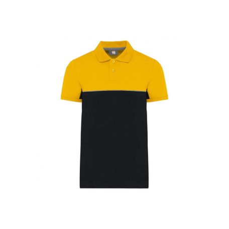 Designed To Work WK210 UNISEX ECO-FRIENDLY TWO-TONE SHORT SLEEVE POLO SHIRT L