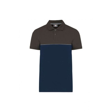 Designed To Work WK210 UNISEX ECO-FRIENDLY TWO-TONE SHORT SLEEVE POLO SHIRT XS