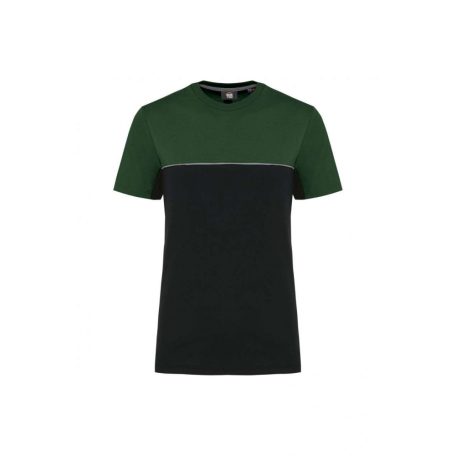 Designed To Work WK304 UNISEX ECO-FRIENDLY SHORT SLEEVE TWO-TONE T-SHIRT L