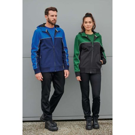 Designed To Work WK450 UNISEX 3-LAYER TWO-TONE BIONIC SOFTSHELL JACKET M