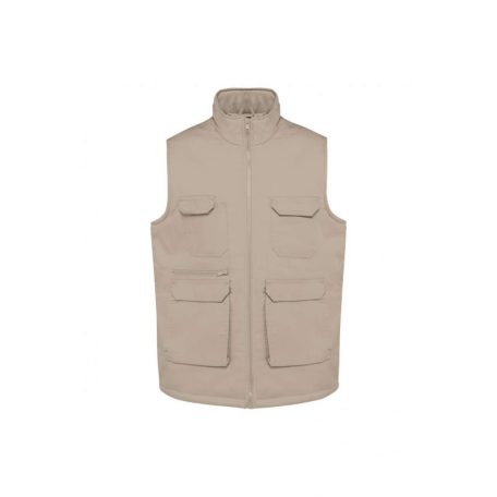 Designed To Work WK607 UNISEX PADDED MULTI-POCKET POLYCOTTON VEST 2XL