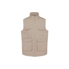   Designed To Work WK607 UNISEX PADDED MULTI-POCKET POLYCOTTON VEST M