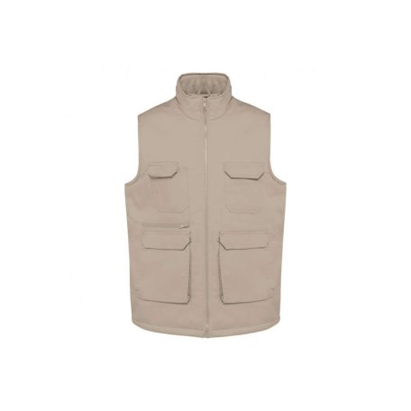 Designed To Work WK607 UNISEX PADDED MULTI-POCKET POLYCOTTON VEST M