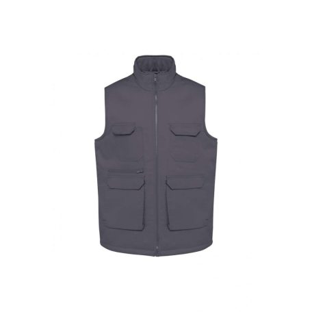 Designed To Work WK607 UNISEX PADDED MULTI-POCKET POLYCOTTON VEST 2XL