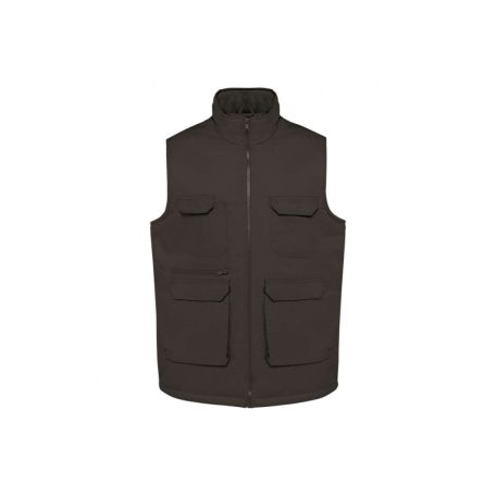 Designed To Work WK607 UNISEX PADDED MULTI-POCKET POLYCOTTON VEST 3XL