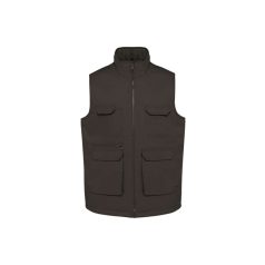   Designed To Work WK607 UNISEX PADDED MULTI-POCKET POLYCOTTON VEST S