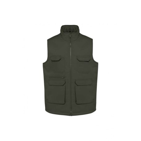 Designed To Work WK607 UNISEX PADDED MULTI-POCKET POLYCOTTON VEST 5XL