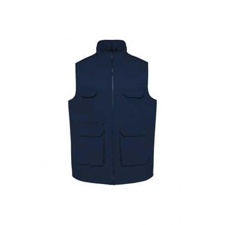 Designed To Work WK607 UNISEX PADDED MULTI-POCKET POLYCOTTON VEST 2XL