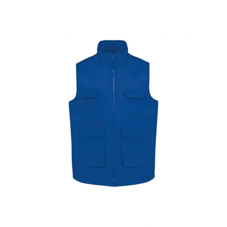 Designed To Work WK607 UNISEX PADDED MULTI-POCKET POLYCOTTON VEST 2XL